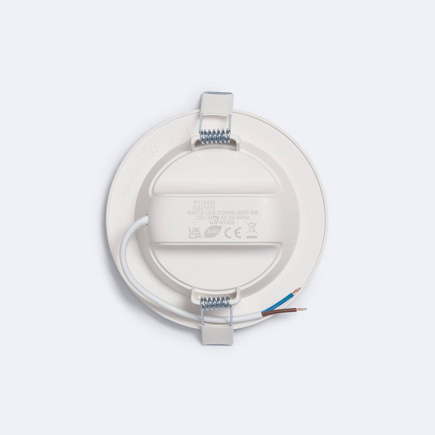 Spot Downlight LED 6W Rond Encastré IP20 600lm
