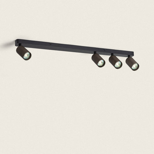 Plafonnier LED 4 Spots Orientables 20W IP20 en Aluminium
