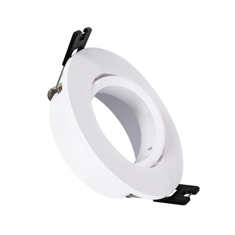 Collerette Downlight Ronde Orientable, Encastrable IP20, Ø 80mm
