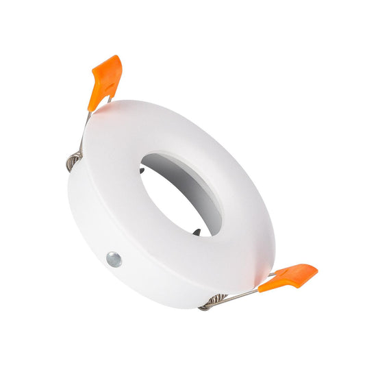 Collerette Downlight Ronde Blanche, Encastrable, IP20, Ø 70mm
