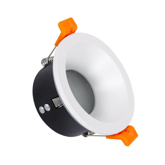 Collerette Downlight Ronde Encastrable IP65 pour GU10 AR111, Ø120 mm, Extérieur/Intérieur