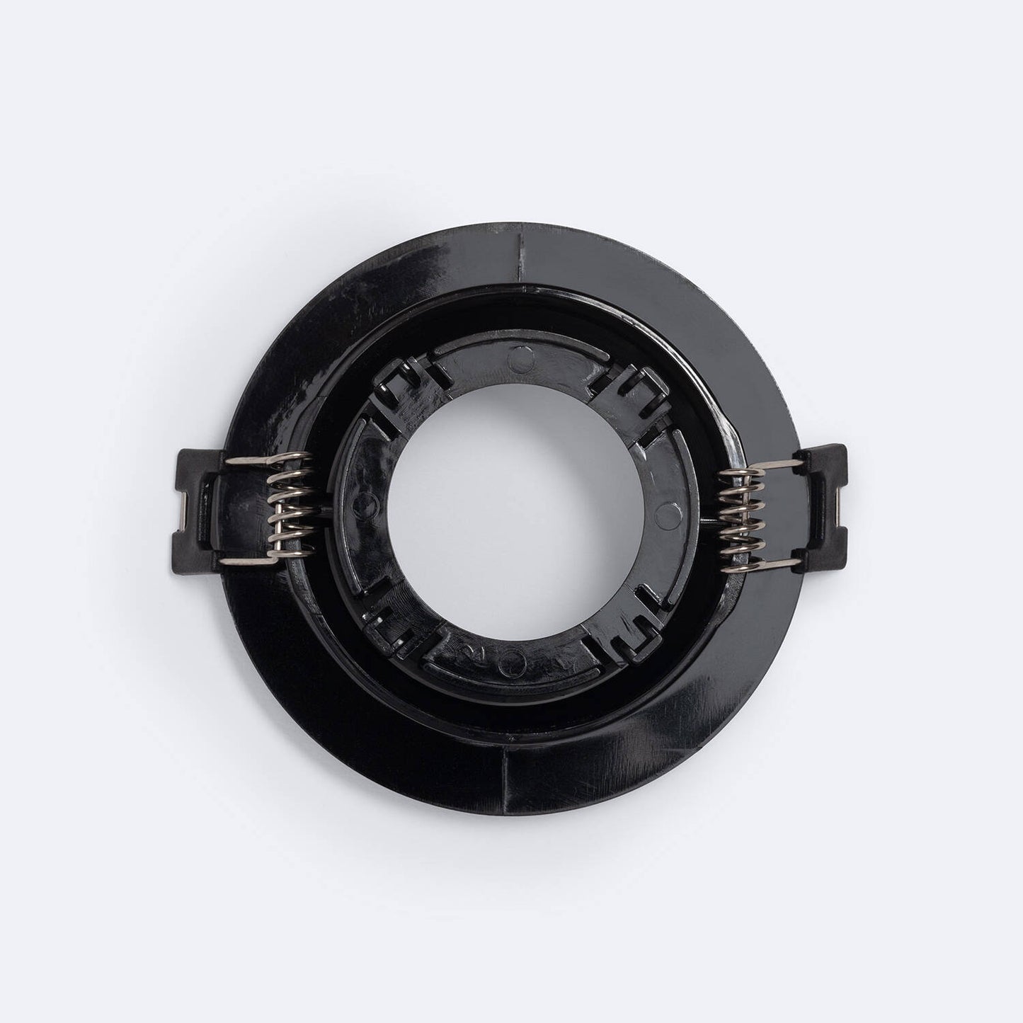 Collerette Downlight Conique Noir, Encastrable, IP20, pour GU10/GU5.3