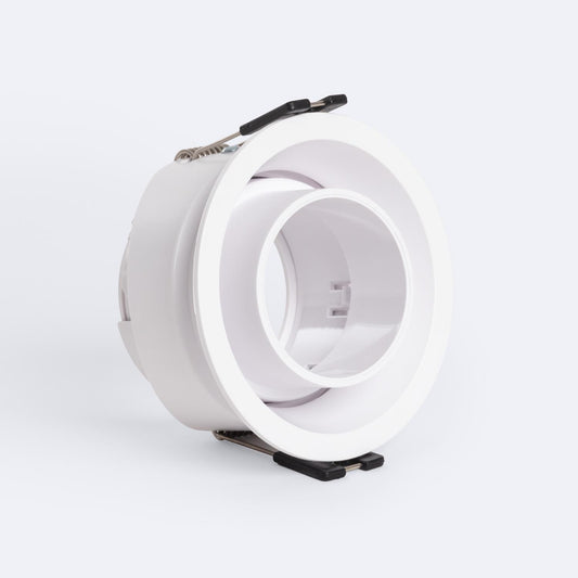 Collerette Downlight Orientable Conique GU10/GU5.3, IP20, Installation Encastrée