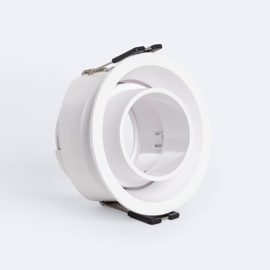 Collerette Downlight Orientable Conique IP20 pour GU10/GU5.3, Installation Encastrée