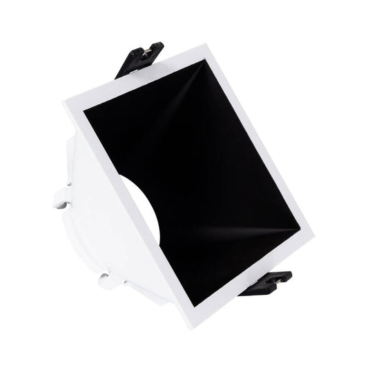 Collerette Downlight Carrée Encastrée IP20 pour Ampoule GU10 - 85x85mm