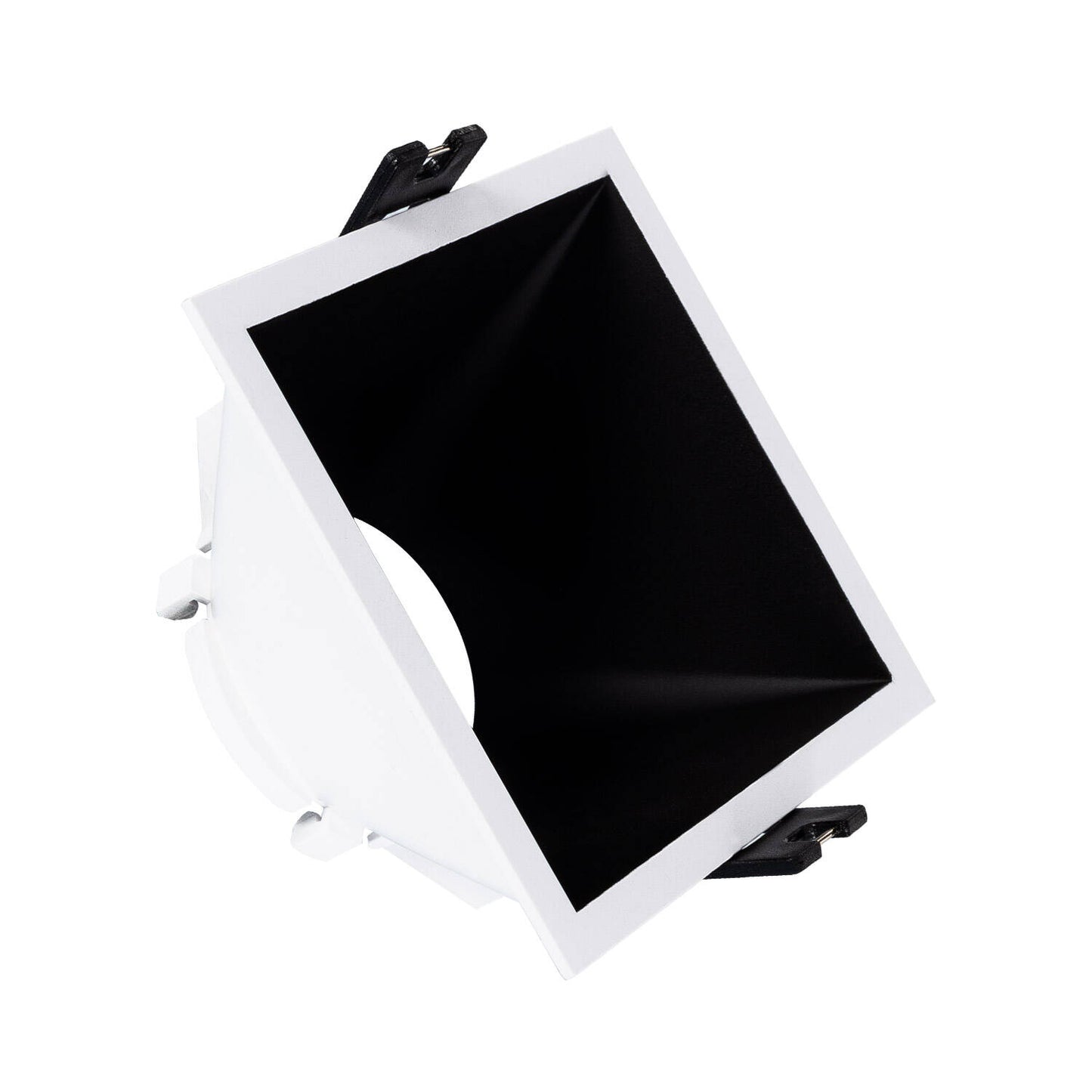 Collerette Downlight Carrée Encastrée IP20 pour Ampoule GU10 - 85x85mm