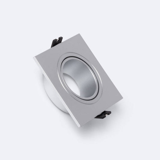 Collerette Downlight LED Carrée Orientable, Coupe Ø 75 mm, IP20