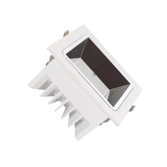 Downlight LED 10W Carré, IP20, Installation Encastrée, CRI90