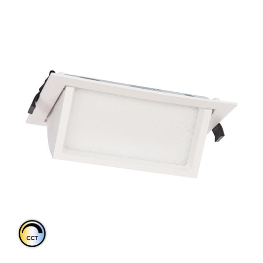 Downlight LED Rectangulaire 24W Orientable 120 lm/W IP20 Encastrable