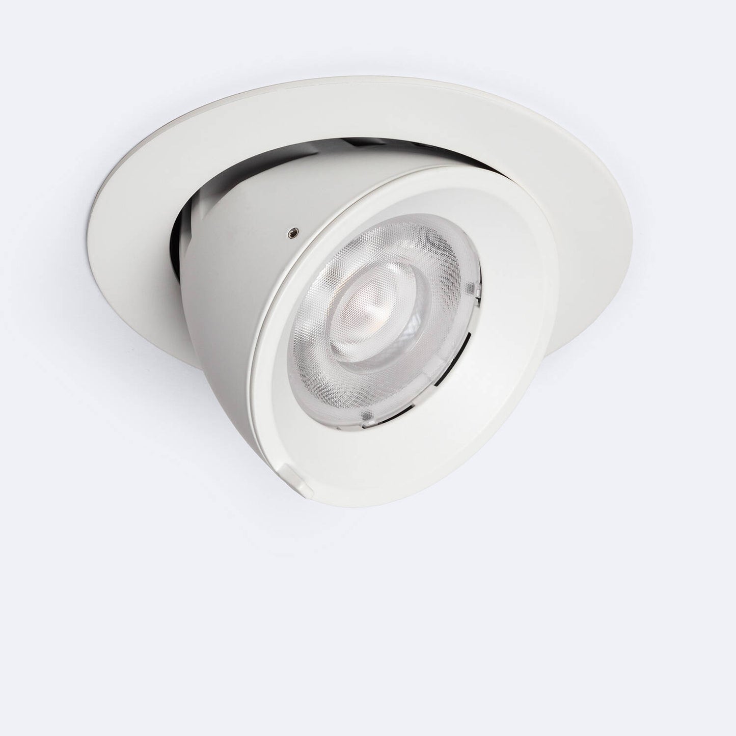 Downlight LED 30W Rond Orientable, IP20, 3300 lm, Installation Encastrée