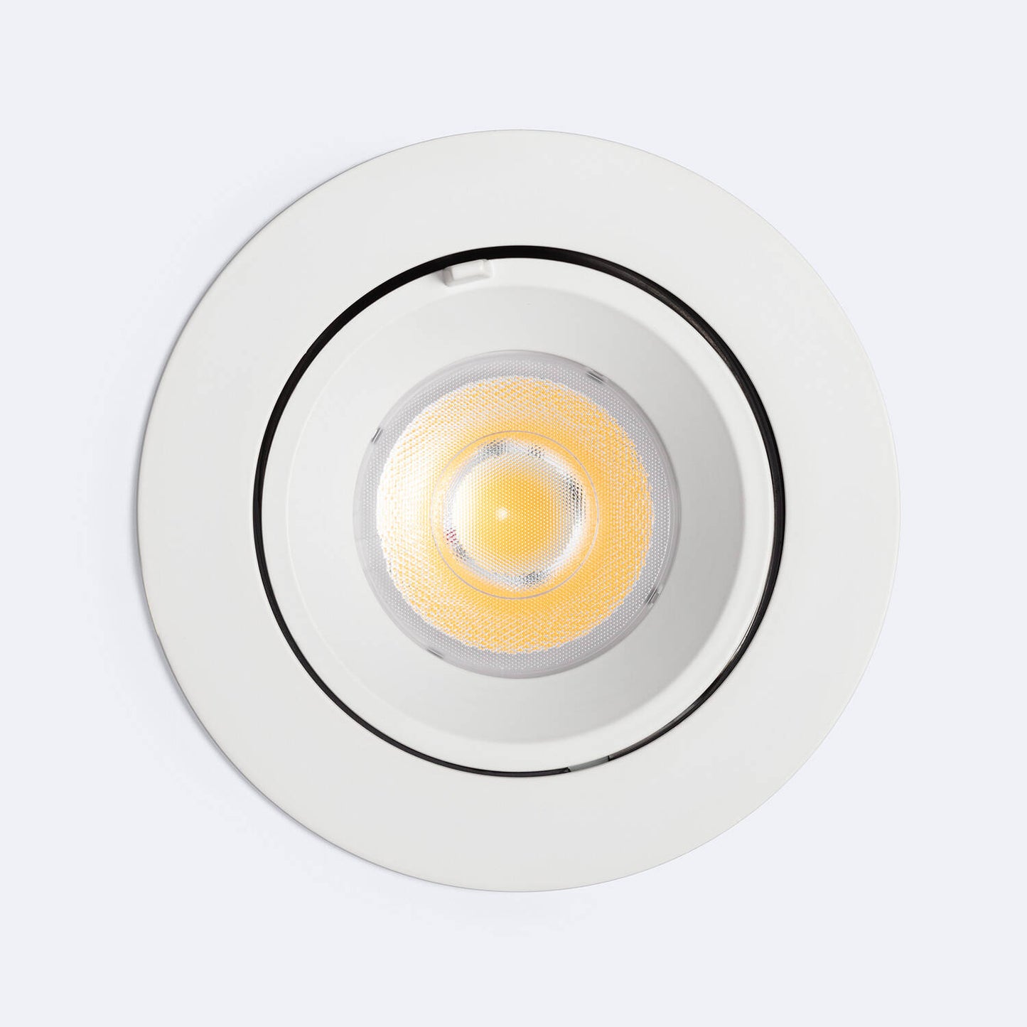 Downlight LED 30W Rond Orientable, IP20, 3300 lm, Installation Encastrée