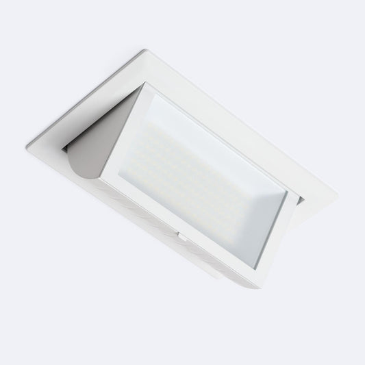 Downlight LED 40W Rectangulaire Orientable, IP44, 4000 lm, Installation Encastrée