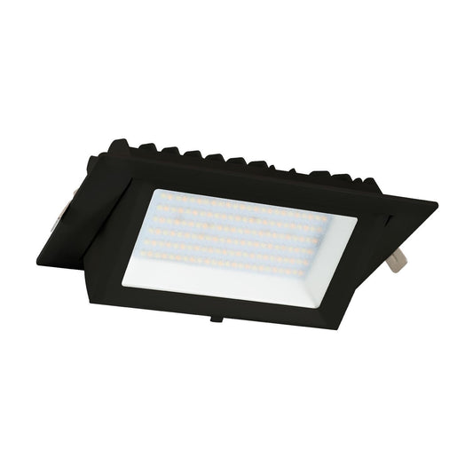 Spot Downlight LED 48W Rectangulaire Orientable 210x125 mm IP20 Noir