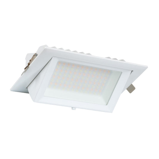 Spot Downlight LED 48W Rectangulaire Orientable, 6250 lm, IP20, Installation Encastrée