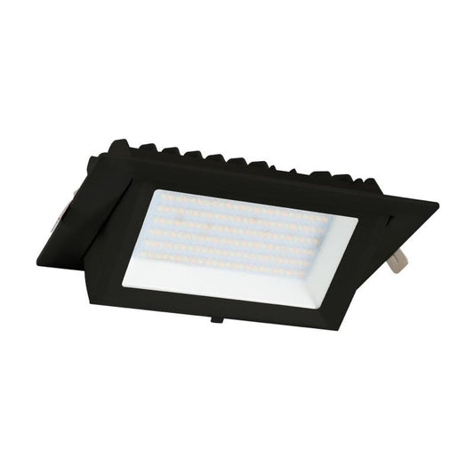 Spot Downlight LED 60W Rectangulaire Orientable 130 lm/W IP20 Noir