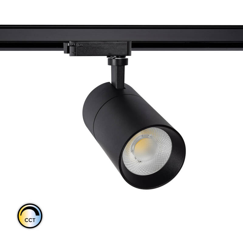 Spot LED sur Rail 30W Monophasé Mallet, Dimmable, IP20, Orientable
