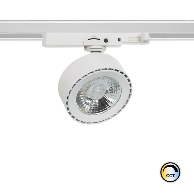 Spot LED sur Rail Triphasé 20W, IP20, UGR 16, Installation Facile