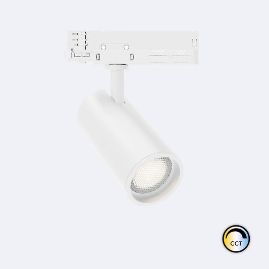 Spot LED 30W pour Rail Triphasé DALI, UGR 17, IP20, Orientable