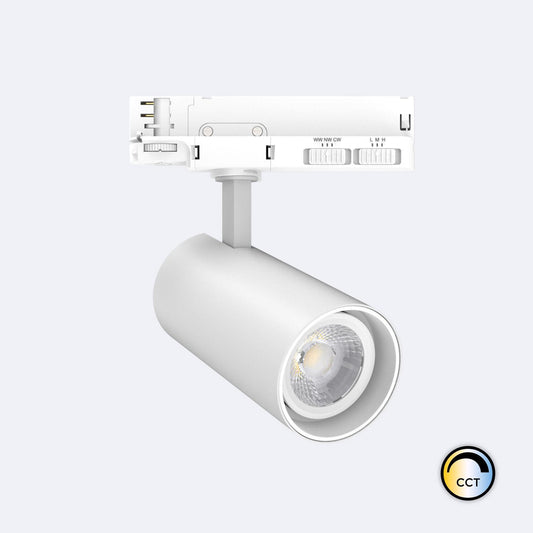Spot LED sur Rail Triphasé 30W Fasano Dimmable IP20 Orientable