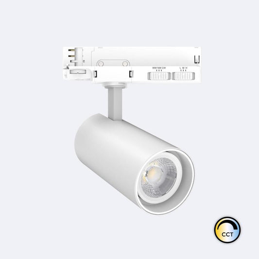 Spot LED sur Rail Triphasé 30W Fasano Dimmable IP20 Orientable