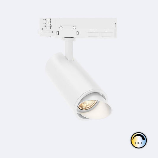 Spot LED 30W pour Rail Triphasé, Dimmable DALI, IP20, Orientable, UGR 17