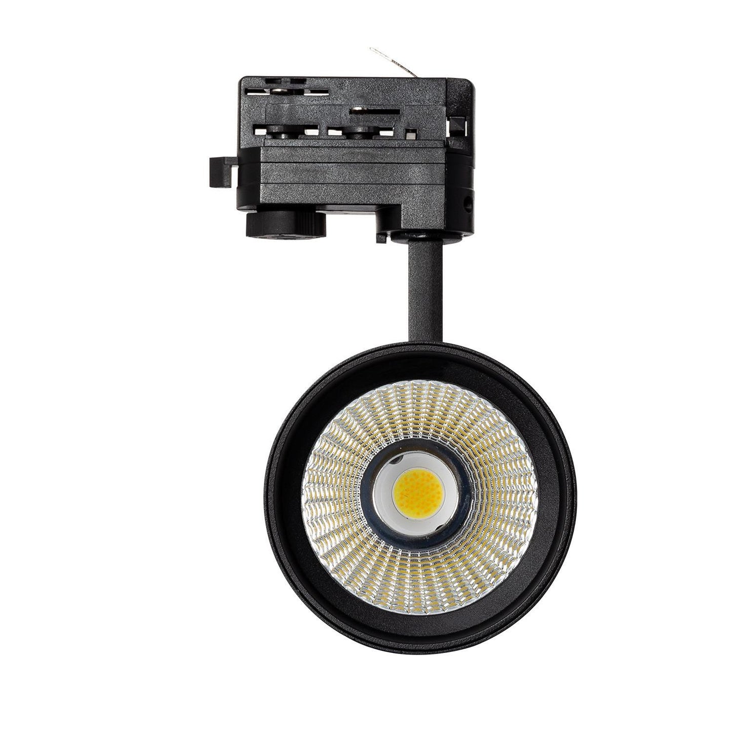 Spot LED sur Rail Triphasé 30W IP20 Orientable Noir