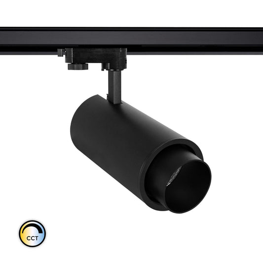 Spot LED sur Rail Triphasé 40W, IP20, 4000 lm, Orientable, Installation Rail