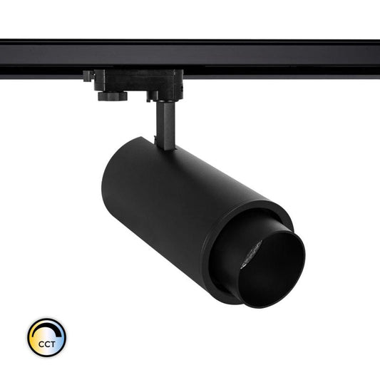 Spot LED sur Rail Triphasé 40W, IP20, 4000 lm, Orientable, Installation Rail