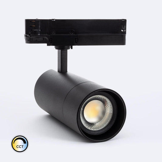 Spot LED sur Rail Triphasé 40W, Angle 24-60º, IP20, Orientable