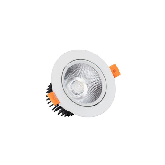 Spot Downlight LED 12W Rond Dimmable, IP20, Installation Encastrée