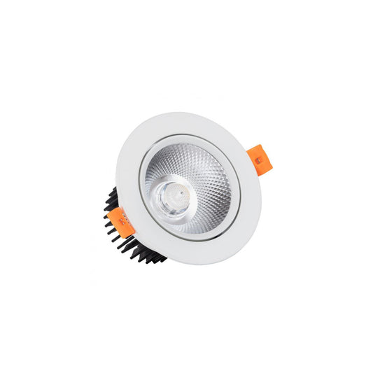 Spot Downlight LED 12W Rond Dimmable, IP20, Installation Encastrée