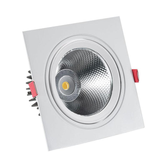 Spot LED Encastré Carré 15W Madison IP20 Non-Orientable