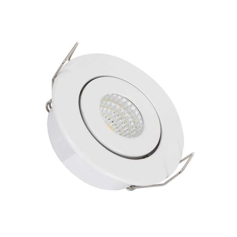 Spot LED COB Orientable Rond 1W IP20 Non-Dimmable