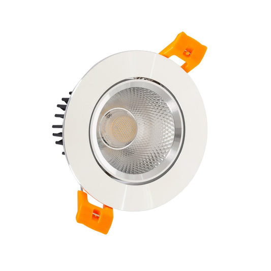 Spot Downlight LED 7W Rond Encastré COB CRI90 IP40