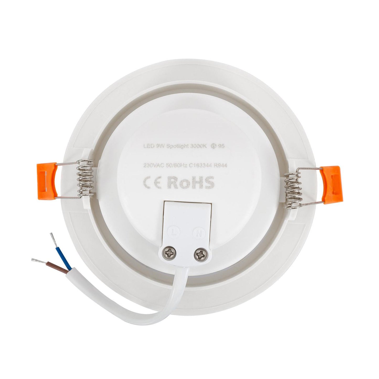 Spot Downlight LED 9W Rond Encastré, IP20, Ø 95 mm
