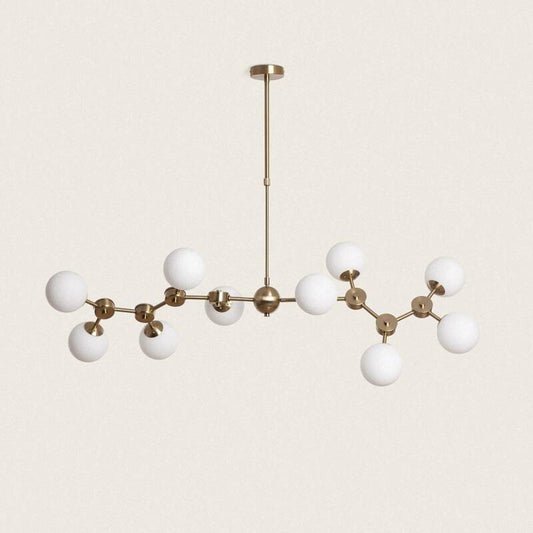 Plafonnier LED Moonlight Brass 10 Spots 12W IP20 Doré