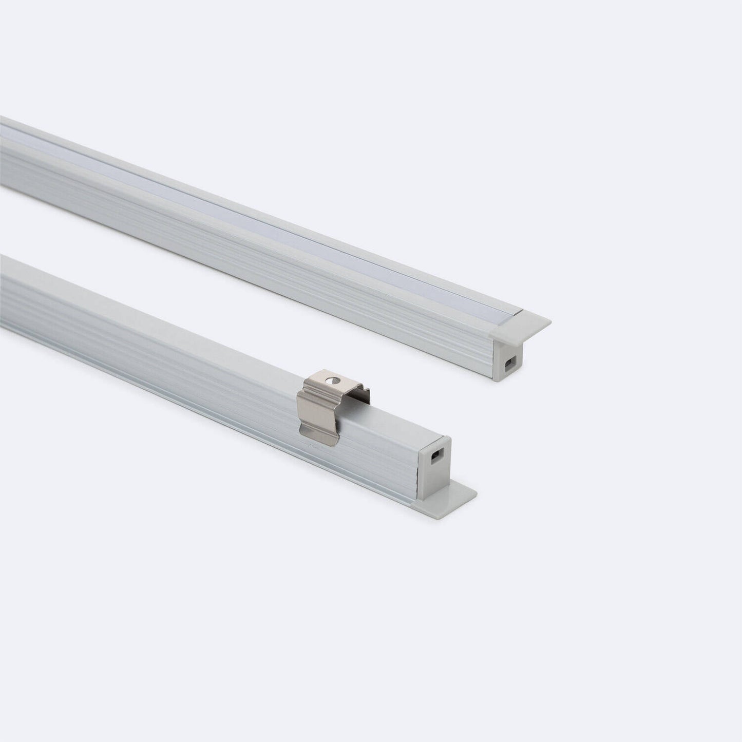 Profilé Aluminium Encastrable 2m pour Ruban LED 25mm